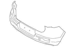 36011867 Osłona Zderzaka Tył Tylna OE Volvo XC40