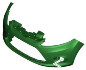 1568817 Zderzak Przód OE Ford Fiesta 2008-2012