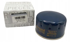 7700274177 Filtr Oleju 1.1 1.2 1.4 16V 1.6 1.8 2.0 Turbo Oryginał Renault