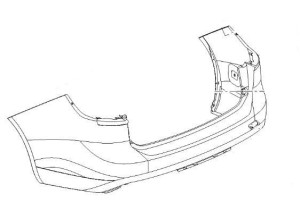 39211035 Zderzak Tył OE Opel Insignia B Kombi 17-