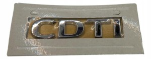 13296455 Emblemat Monogram Cdti Napis Logo Oryginał OE Opel Astra Mokka