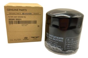 2630035531 Filtr Oleju OE Hyundai I30 I40 Ix20 Ix35 Santafe Tucson Veloster
