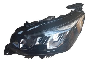 9833036380 Reflektor Lewy Przód Oryginał OE PSA Peugeot 208 P21E 2008 P24E