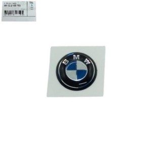 66122155753 Emblemat Naklejka Na Kluczyk Oryginał OE BMW Serii 3 E46