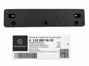 1188809600 UCHWYT TABLICY REJESTRACYJNEJ ORYGINAŁ OE MERCEDES BENZ