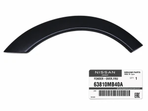 63810MB40A NAKŁADKA LISTWA BŁOTNIKA ORYGINAŁ OE NISSAN CABSTAR F24 2006-14