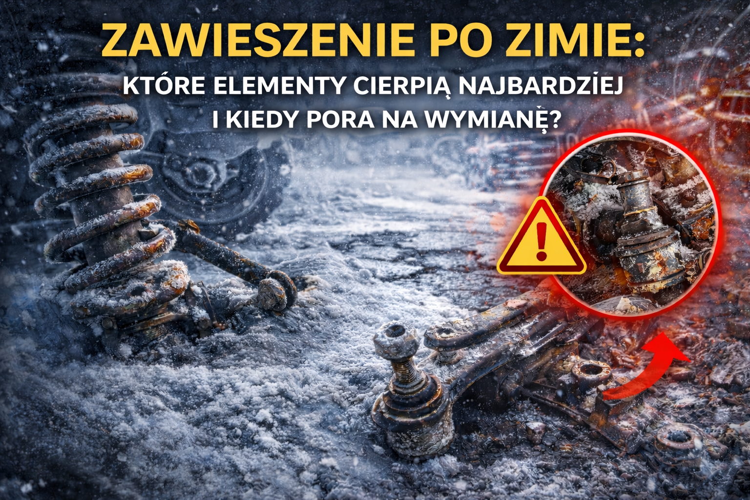 Zawieszenie po zimie: które elementy cierpią najbardziej i kiedy pora na wymianę?