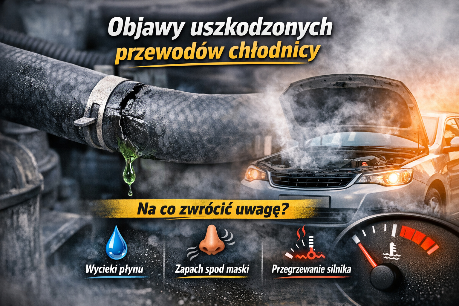 Objawy uszkodzonych przewodów chłodnicy — na co zwrócić uwagę?