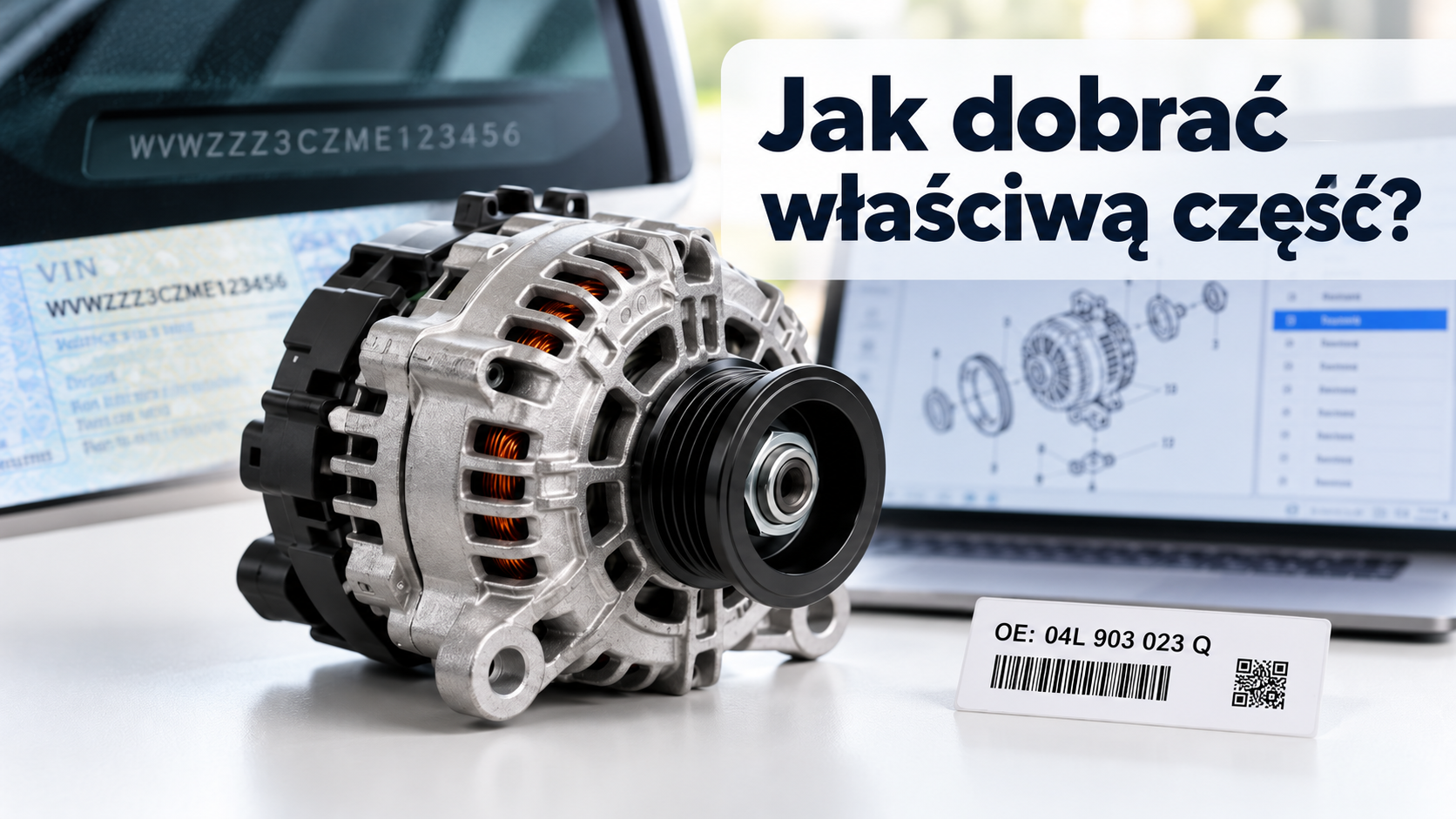 Jak prawidłowo dobrać część samochodową do auta? VIN, numer katalogowy i najczęstsze błędy