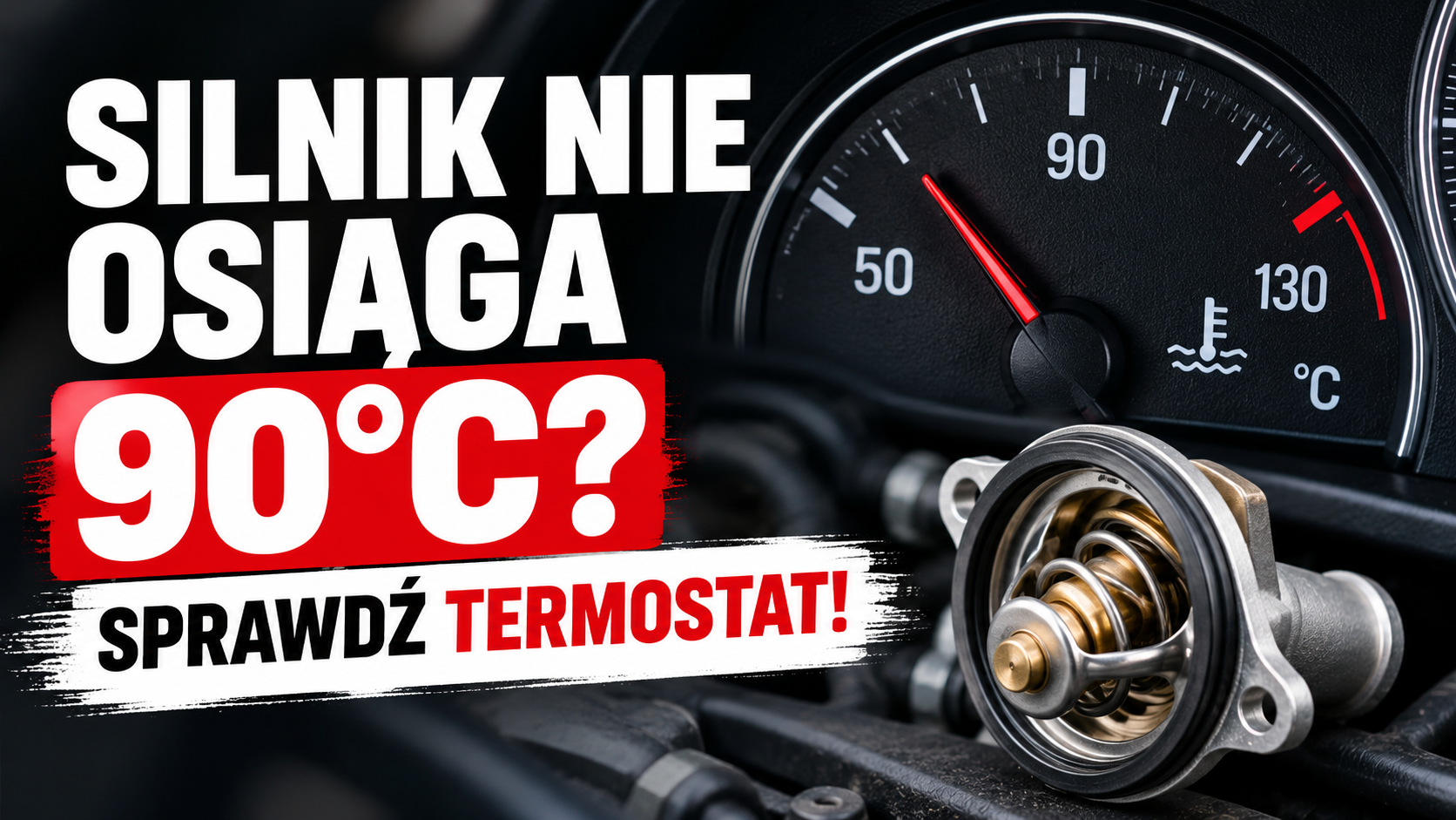 Silnik nie osiąga temperatury 90°C – czy winny jest termostat?